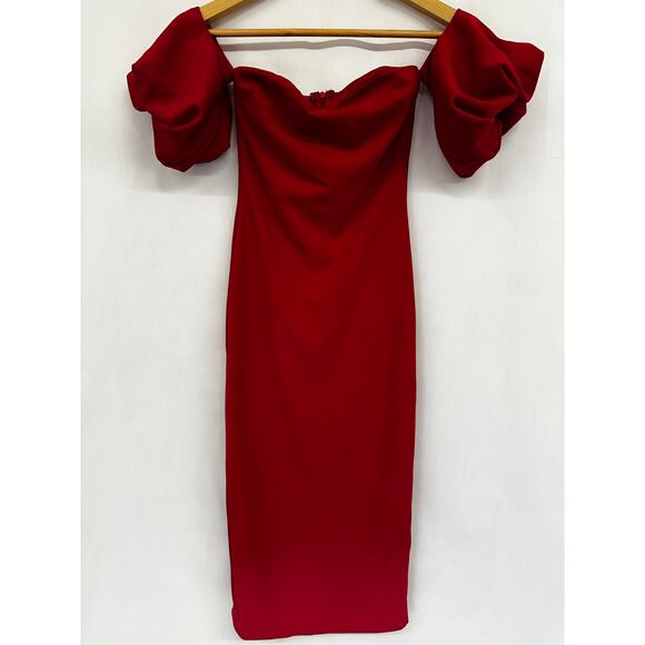 Fashion Nova Dresses & Skirts - Fashion Nova Red Sheath Dress XS/x chico